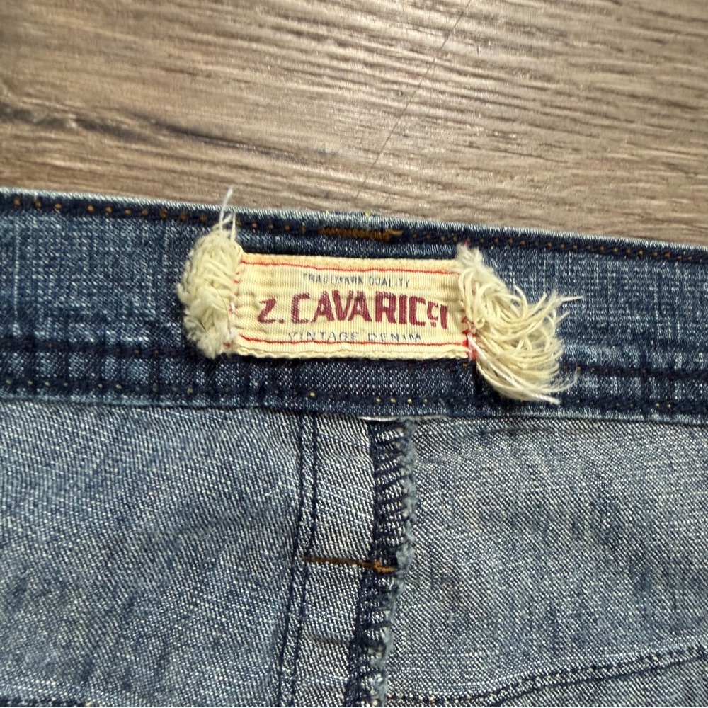 Z Cavaricci Bootcut Jeans Womens Size 16 Medium Wash Stretch Denim Y2K - Picture 10 of 16